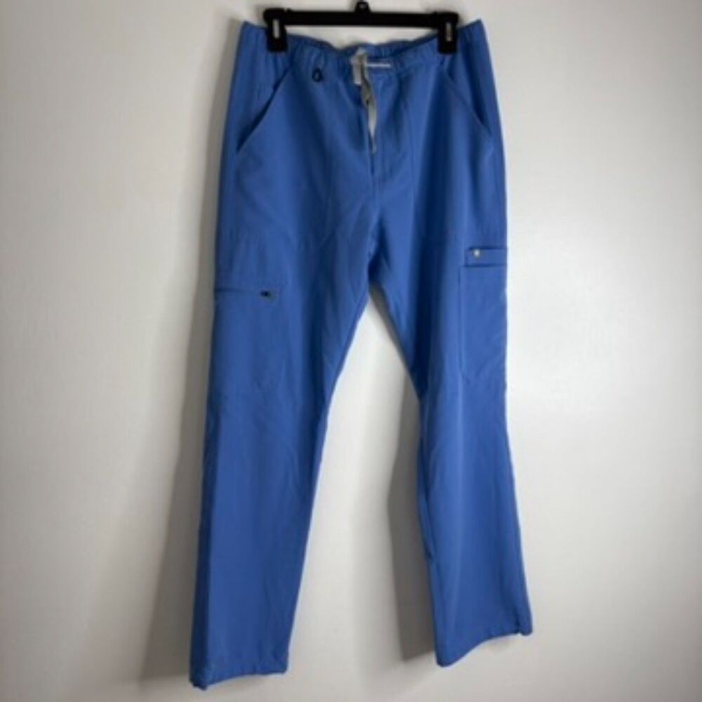 FIGS Men's TM3001 Cairo Cargo Scrub Pants Size M Blue Technical Collection